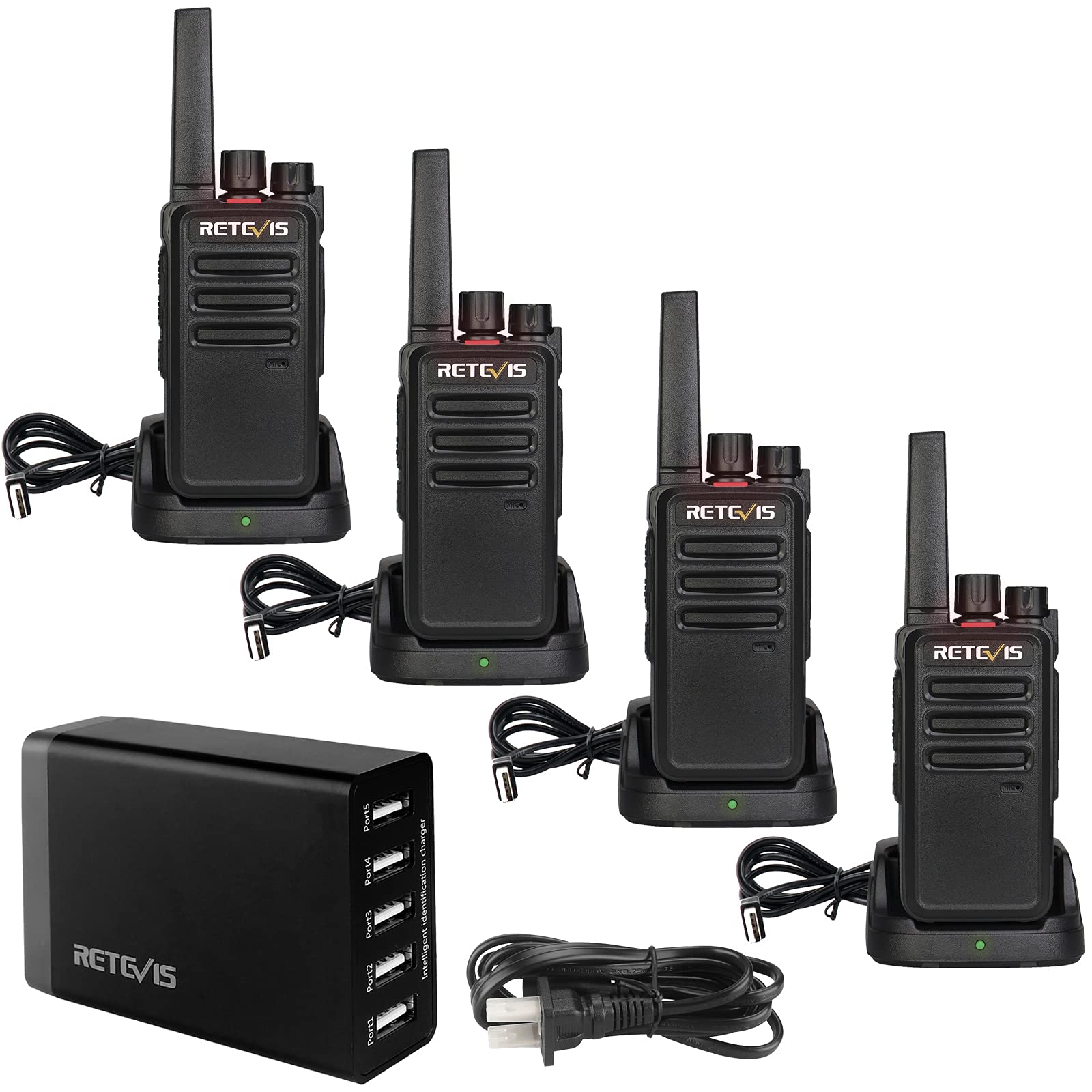 Radios Bidireccionales Retevis Rt68 Recargables De Largo Alcance (paquete De 4) - Venta Internacional. $2,293
