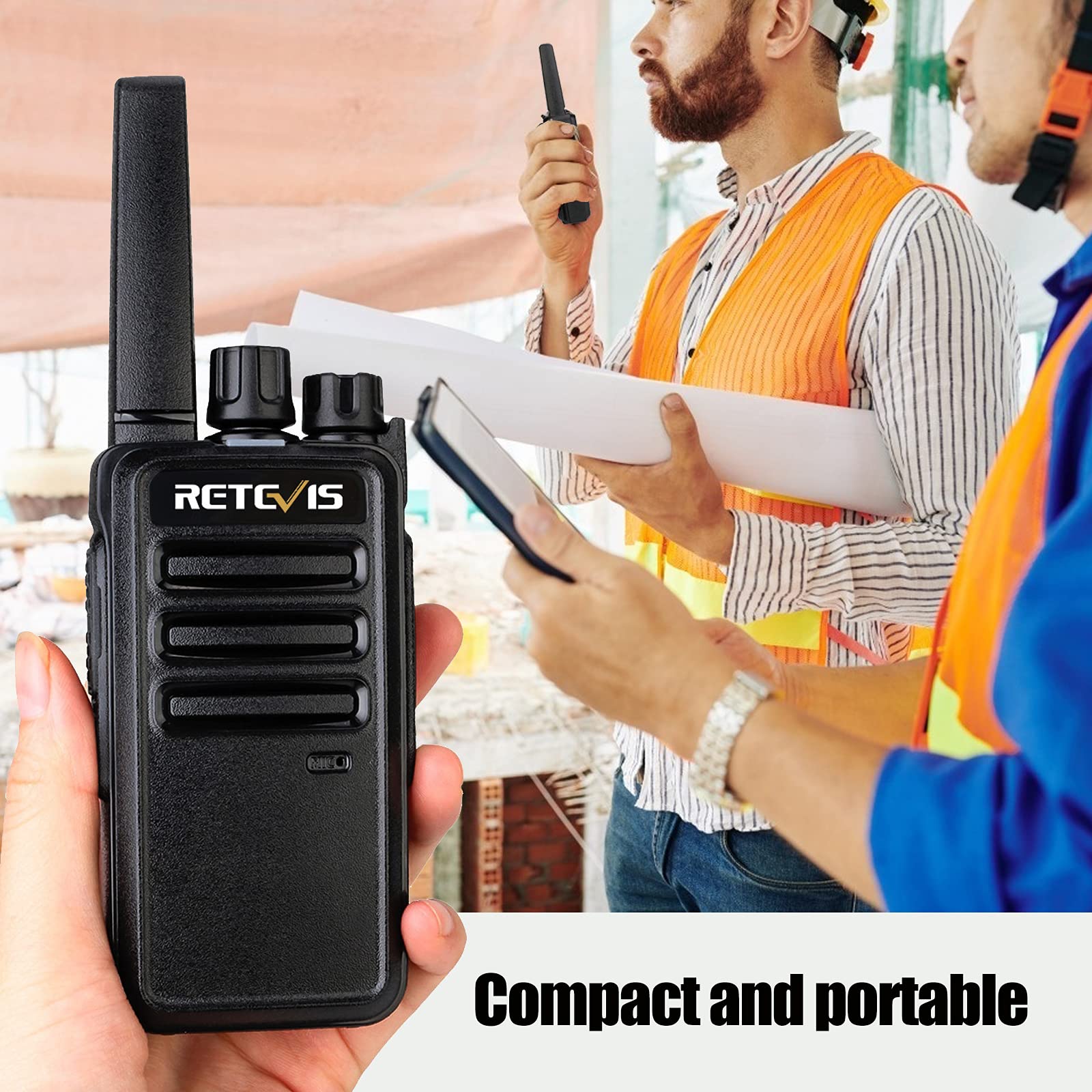 Foto 7 pulgar | Radios Bidireccionales Retevis Rt68 Recargables De Largo Alcance (paquete De 4) - Venta Internacional.
