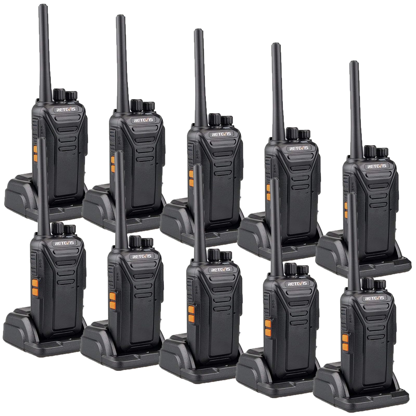 Foto 2 pulgar | Walkie Talkies Retevis Rt27 De Largo Alcance, Paquete De 10 Unidades, Recargables - Venta Internacional.
