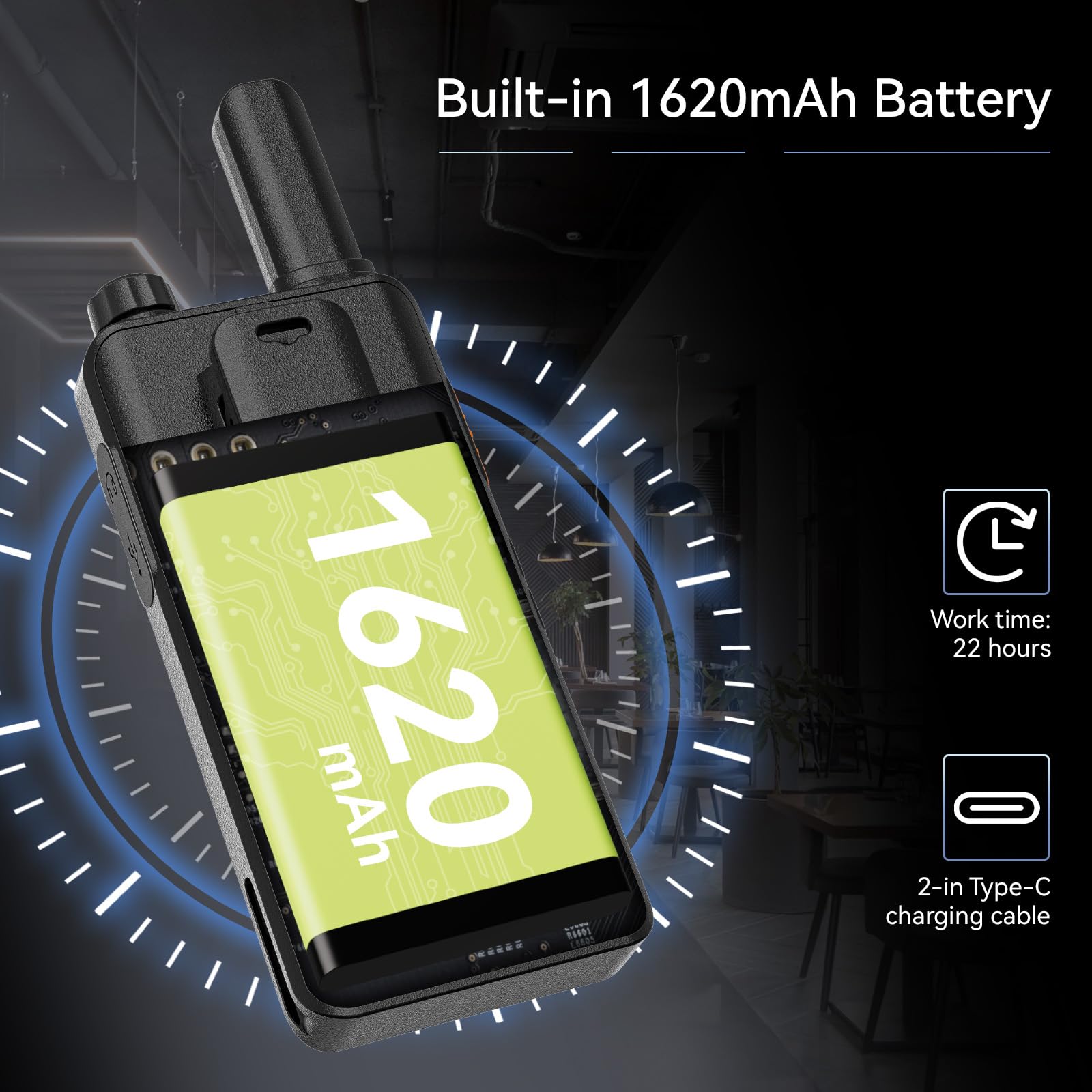 Foto 4 pulgar | Walkie Talkie Retevis B3b Con Micrófono Y Cargador De 6 Vías, Paquete De 6 - Venta Internacional.