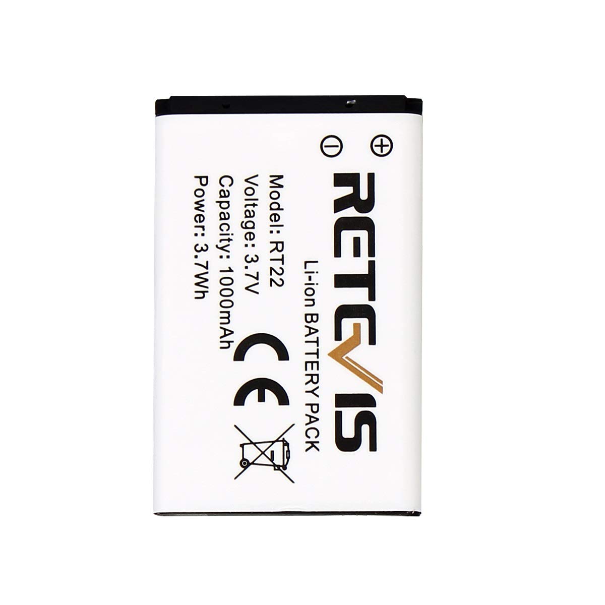 Foto 4 | Batería Retevis Rt22 Rt22s Rt15 Rt19 Original De Iones De Litio De 1000 Mah - Venta Internacional.