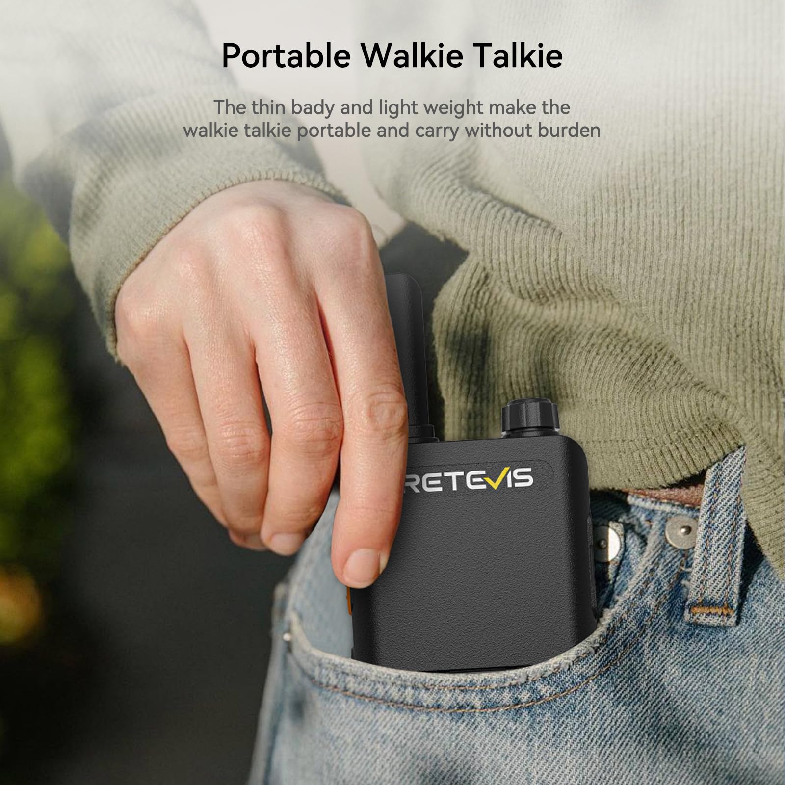 Foto 3 pulgar | Walkie Talkies Retevis B3b Recargables Con Usb-c De 1620 Mah (paquete De 2) - Venta Internacional.