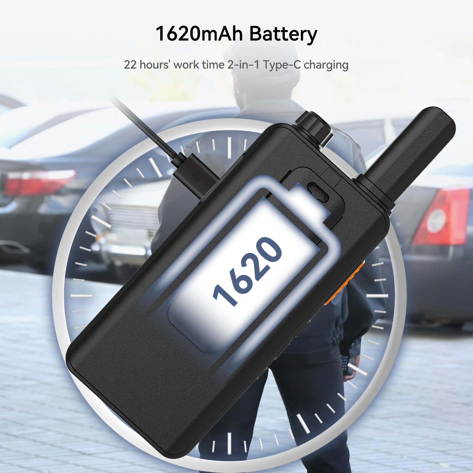 Foto 5 pulgar | Walkie Talkies Retevis B3b Recargables Con Usb-c De 1620 Mah (paquete De 2) - Venta Internacional.