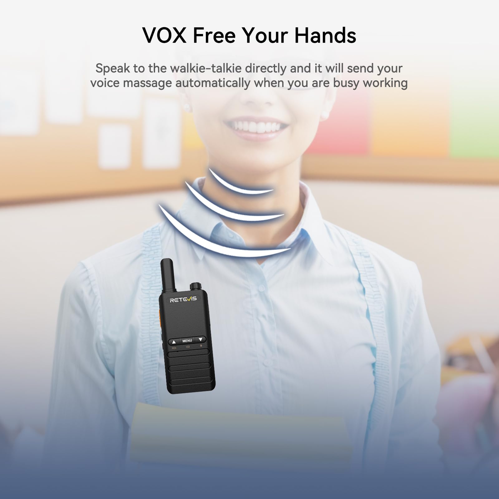 Foto 7 pulgar | Walkie Talkies Retevis B3b Recargables Con Usb-c De 1620 Mah (paquete De 2) - Venta Internacional.