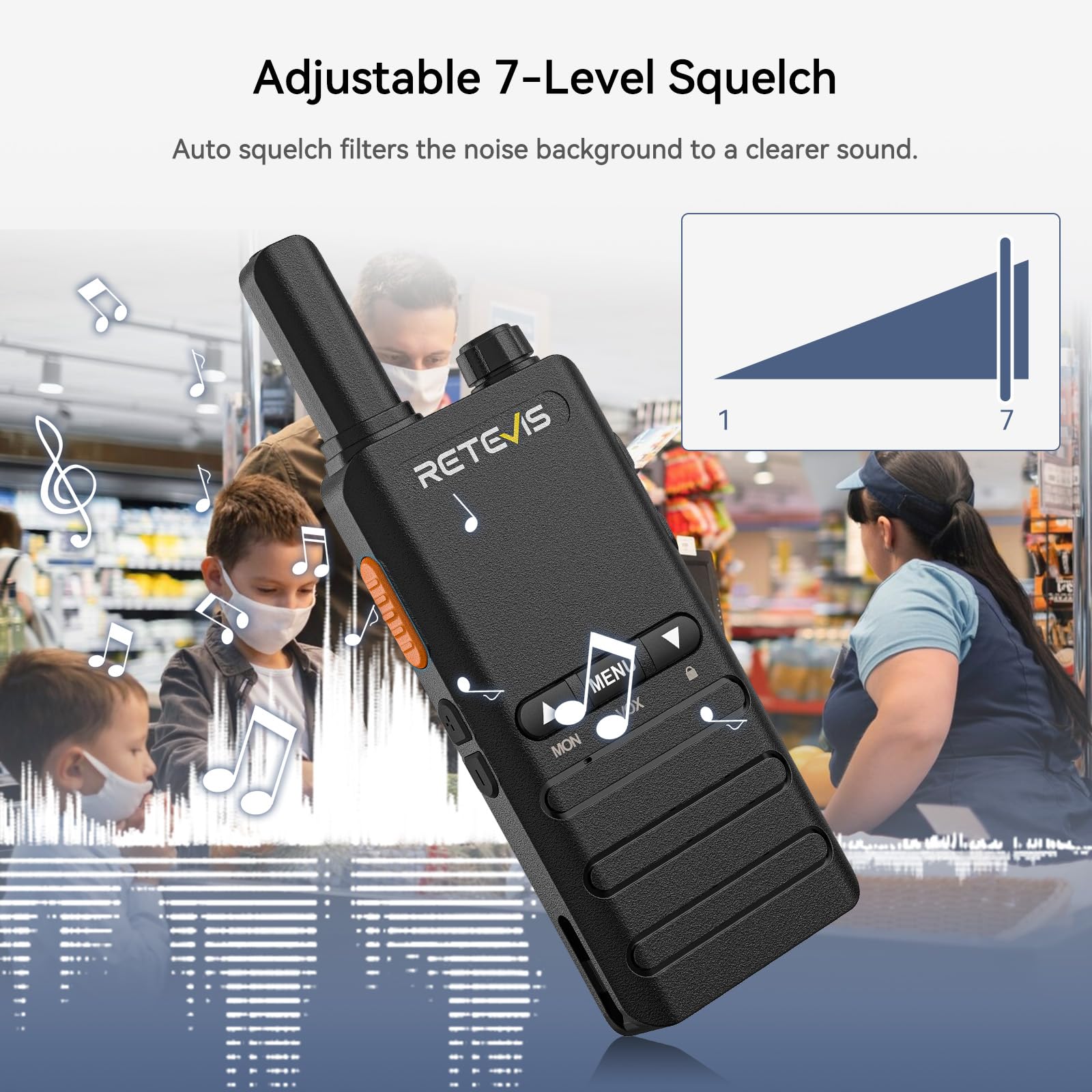 Foto 7 | Walkie Talkies Retevis B3b Recargables Con Usb-c De 1620 Mah (paquete De 2) - Venta Internacional.