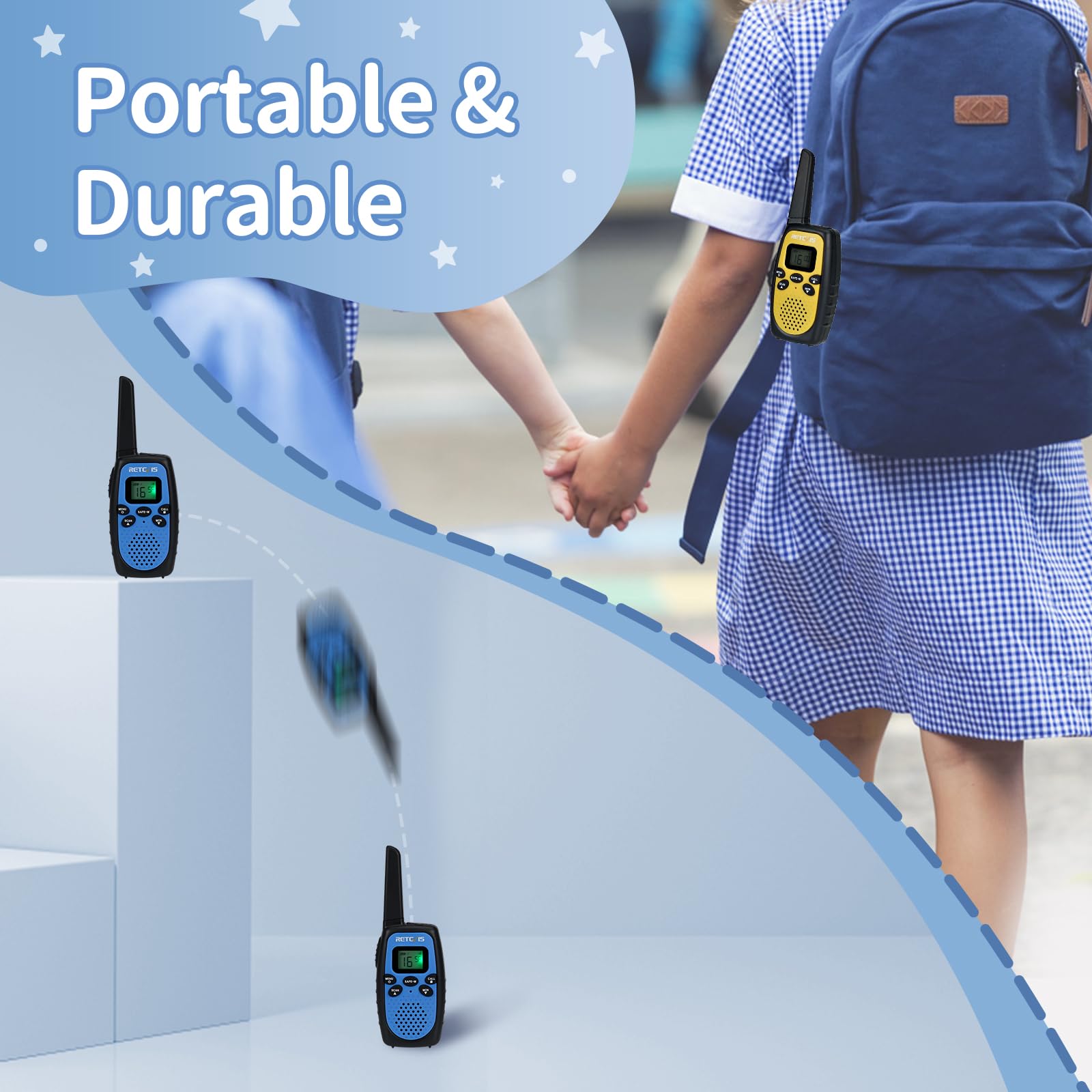 Foto 7 pulgar | Walkie Talkies Retevis Rt628s, Radio Bidireccional De Largo Alcance, 3 Unidades - Venta Internacional.