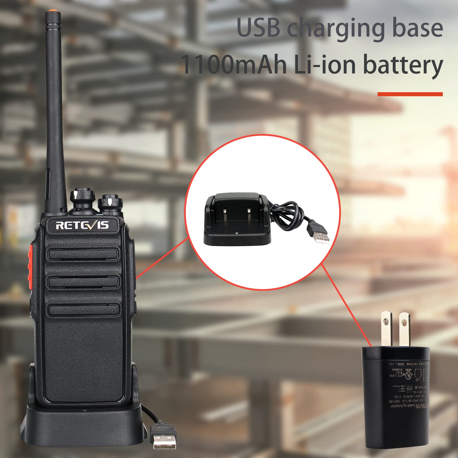 Foto 5 | Walkie Talkies Retevis H-777s De Largo Alcance, Paquete De 10, Recargables - Venta Internacional.