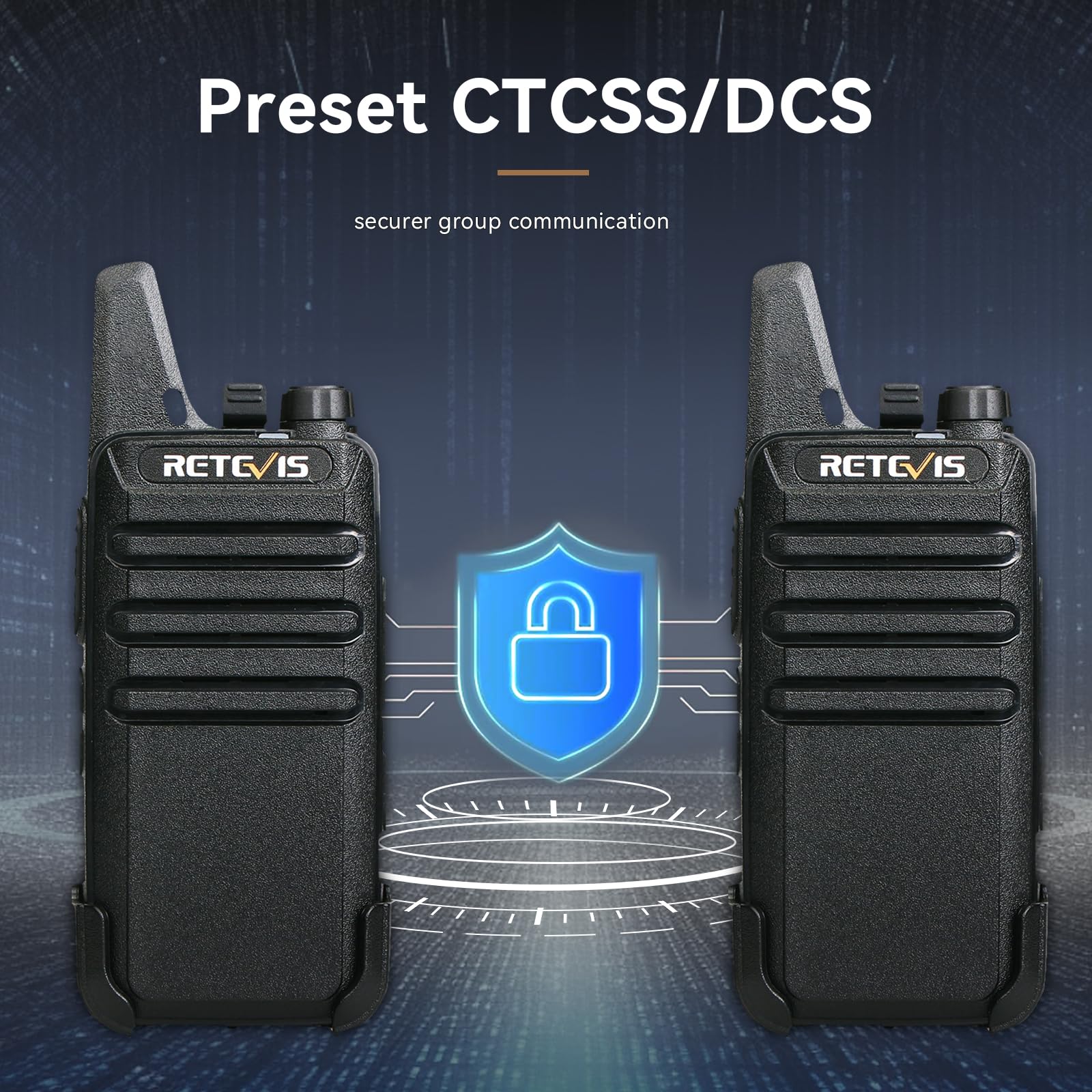 Foto 6 | Walkie Talkies Retevis Rt22 Recargables De Largo Alcance, Paquete De 10 - Venta Internacional.