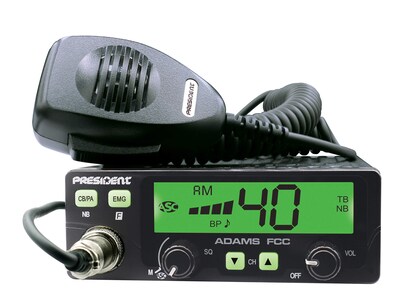 Foto 2 | Cb Radio President Adams Fcc Con Pantalla Lcd 7 Colores, 40 Canales - Venta Internacional.