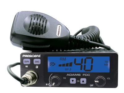 Foto 3 | Cb Radio President Adams Fcc Con Pantalla Lcd 7 Colores, 40 Canales - Venta Internacional.