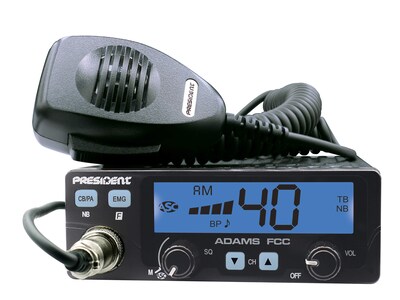 Foto 4 | Cb Radio President Adams Fcc Con Pantalla Lcd 7 Colores, 40 Canales - Venta Internacional.