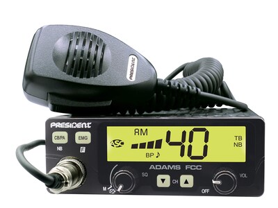 Foto 5 | Cb Radio President Adams Fcc Con Pantalla Lcd 7 Colores, 40 Canales - Venta Internacional.
