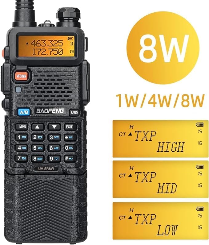 Foto 3 pulgar | Ham Radio Baofeng Uv-5r De Largo Alcance, 8 W, 3800 Mah, Paquete De 2 Unidades Con Acc - Venta Internacional.