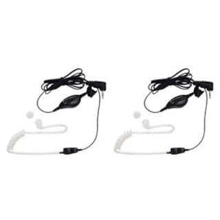 Foto 2 | Auriculares De Vigilancia Motorola 1518 Con Micrófono Ptt Negro/blanco - Venta Internacional.
