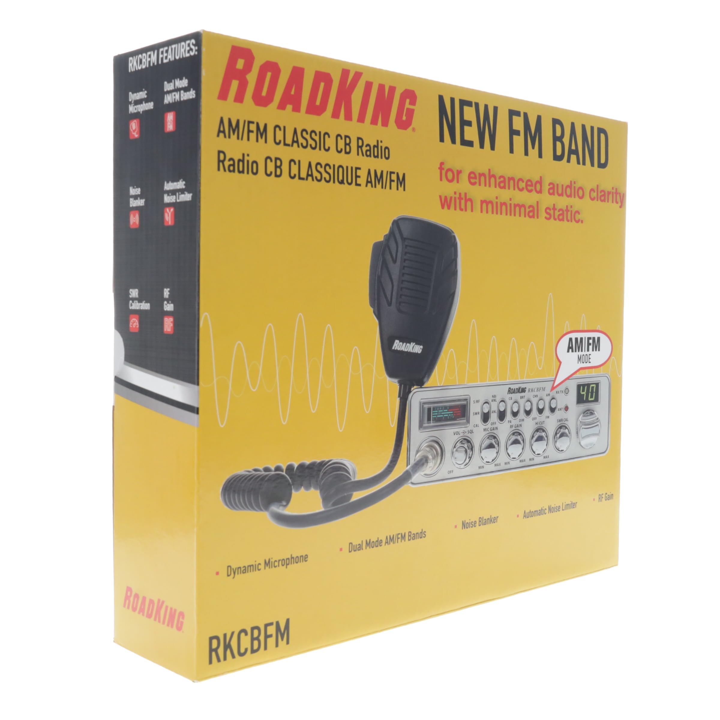 Foto 3 pulgar | Cb Radio Roadking Rkcbfm, Modo Dual, Am/fm, 40 Canales, Camioneros - Venta Internacional.