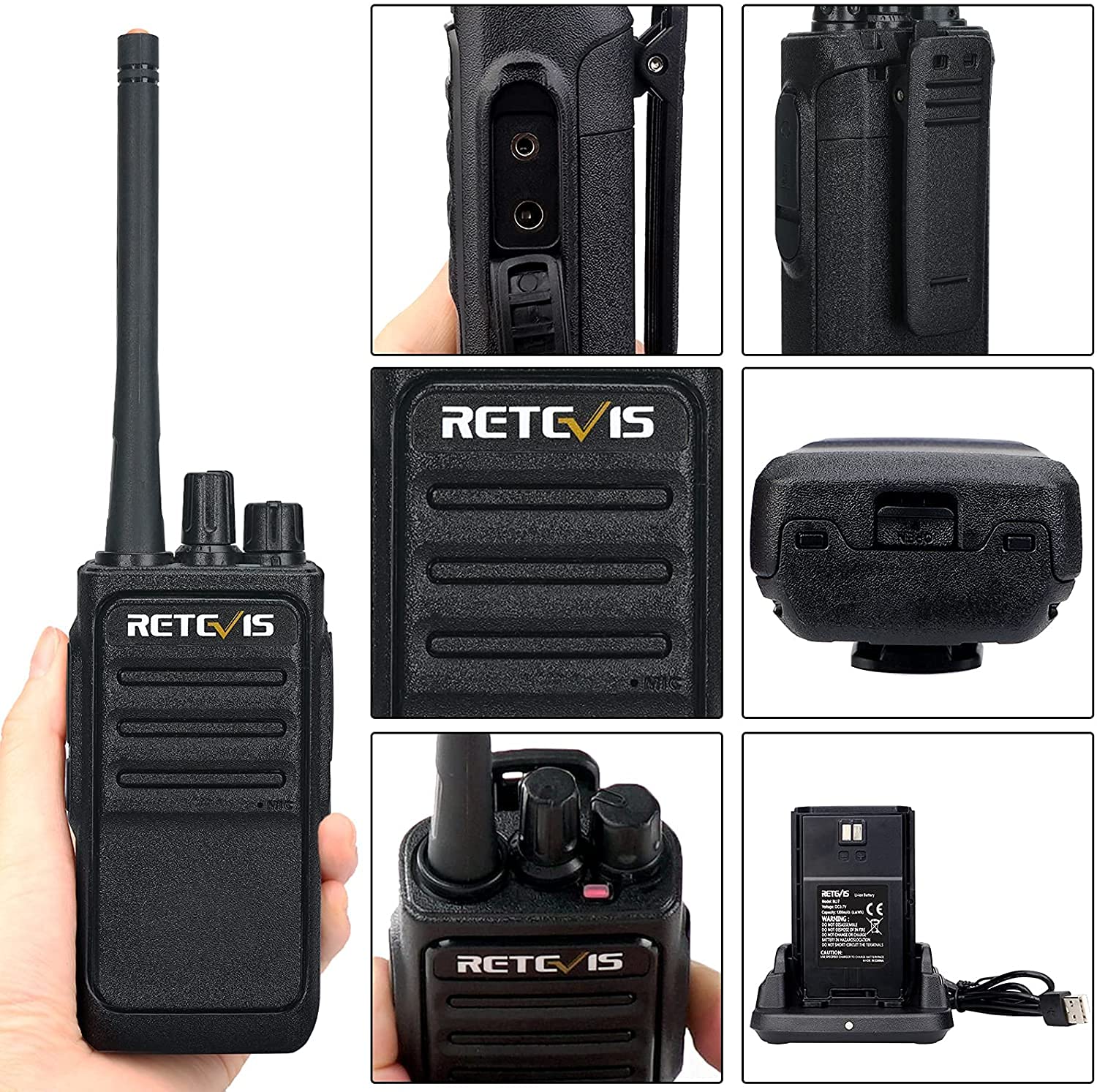 Foto 8 pulgar | Walkie Talkies Retevis Rt17 Recargables De Largo Alcance (paquete De 10) - Venta Internacional.