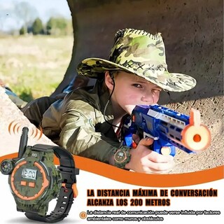 Foto 2 | Radios Walkie Talkies Niños Reloj De Pulsera 2 Piezas Eo Safe Imports Esi-19717 Multicolor