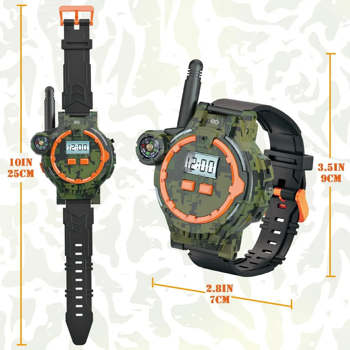 Foto 5 pulgar | Radios Walkie Talkies Niños Reloj De Pulsera 2 Piezas Eo Safe Imports Esi-19717 Multicolor