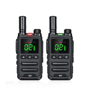 Foto 1 | 2 Radios Walkie Talkie Usb Recargable 16 Canales 5km Eo Safe Imports Esi-19716 Negro