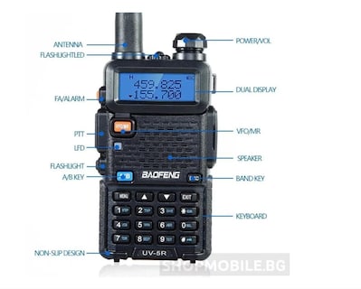 Foto 2 | Estación De Radio Inalámbrica Portátil Baofeng Uv-5r 8w 128 Canales - Venta Internacional.