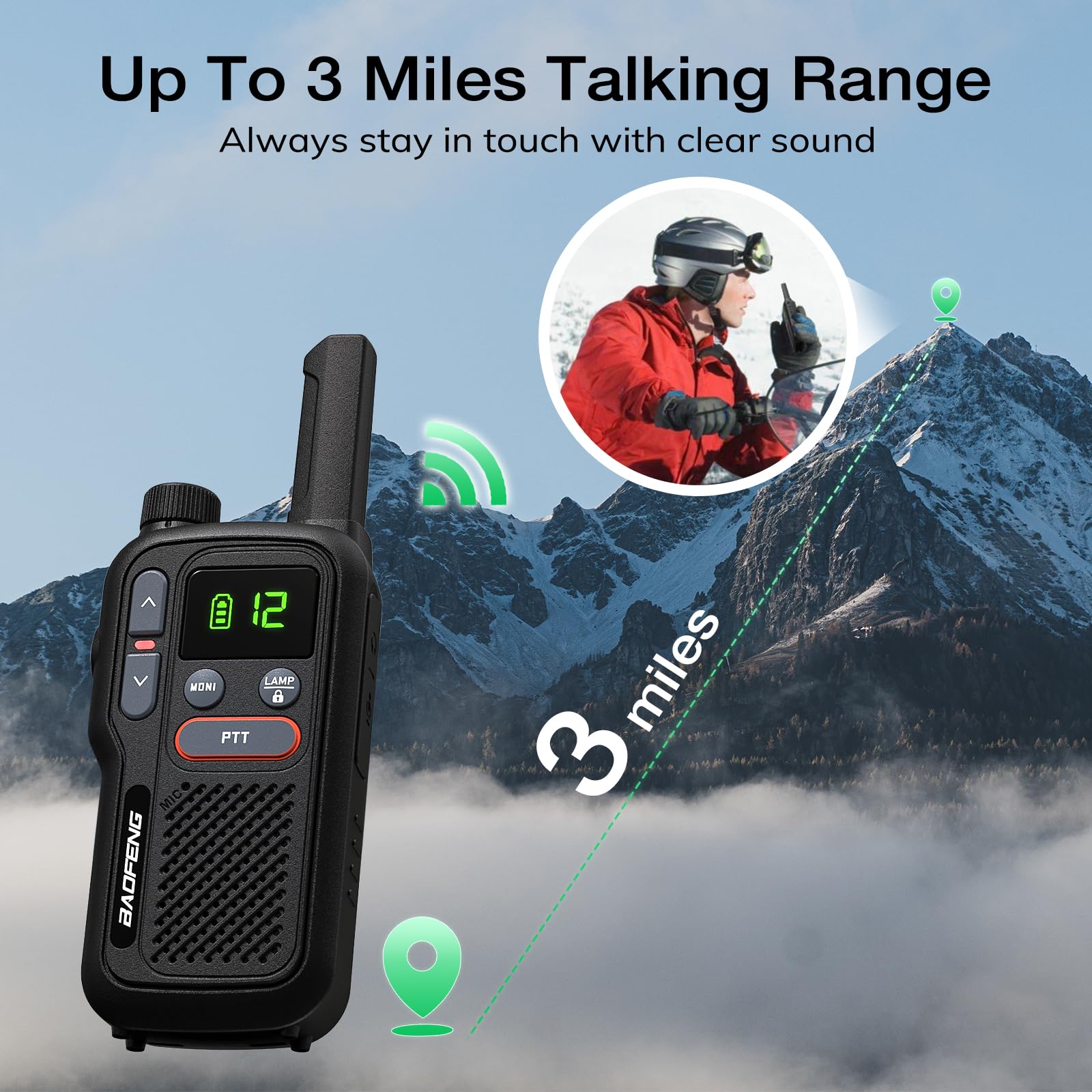 Foto 7 pulgar | Walkie Talkies Baofeng Gt-18 Para Niños Y Adultos De Largo Alcance  Paquete De 3 - Venta Internacional.