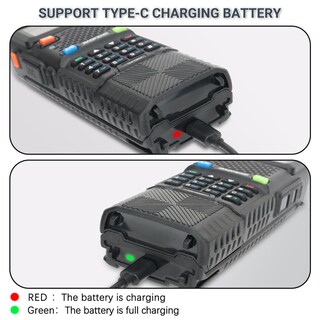 Foto 4 | Batería Recargable 3800 Mah Con Usb-c Para Baofeng Ar-5rm - Venta Internacional.