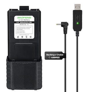 Foto 1 | Batería Baofeng Uv-5r 3800 Mah Bl-5 Extendida Para Radioaficionados - Venta Internacional.