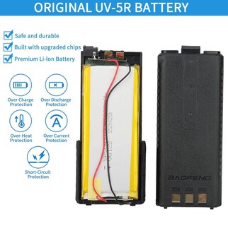 Foto 2 | Batería Baofeng Uv-5r 3800 Mah Bl-5 Extendida Para Radioaficionados - Venta Internacional.