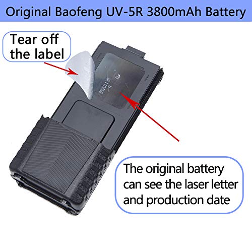 Foto 7 pulgar | Batería Baofeng Uv-5r 3800 Mah Bl-5 Extendida Para Radioaficionados - Venta Internacional.