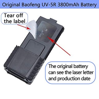 Foto 6 | Batería Baofeng Uv-5r 3800 Mah Bl-5 Extendida Para Radioaficionados - Venta Internacional.