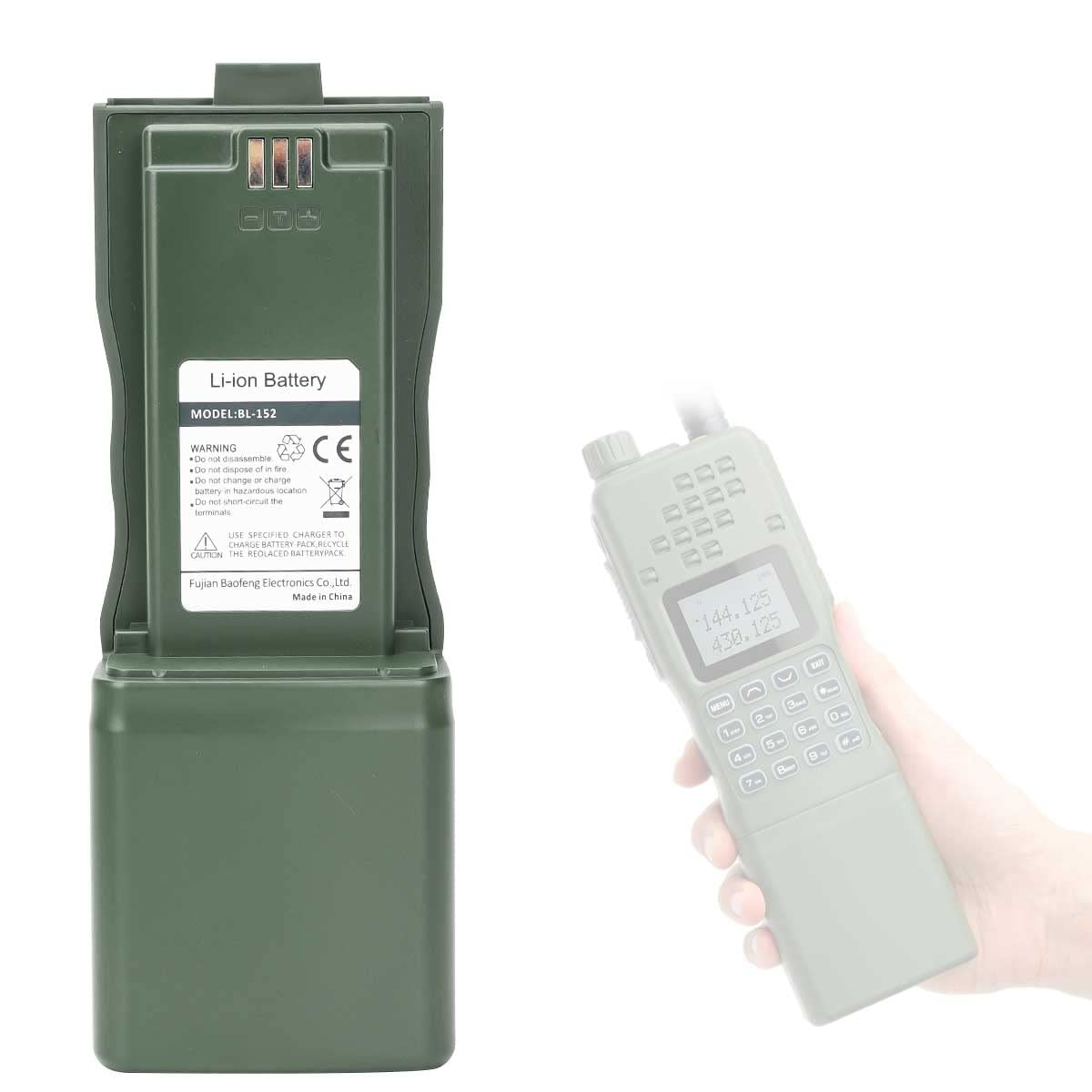 Foto 2 pulgar | Batería Baofeng Ar-152 Bl-152 Li-ion 12000 Mah Para Walkie Talkie - Venta Internacional.