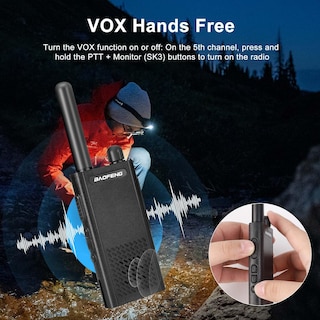 Foto 6 | Walkie Talkies Baofeng T26 De Largo Alcance 16 Canales Frs Adultos - Venta Internacional.