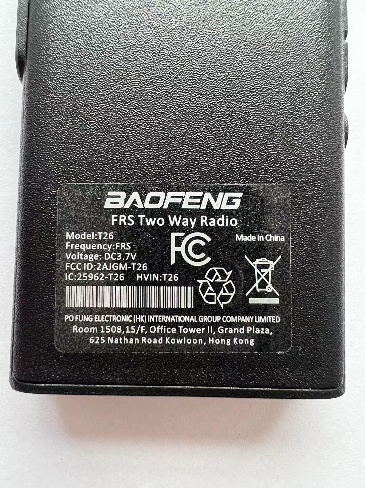 Foto 8 pulgar | Walkie Talkies Baofeng T26 De Largo Alcance  16 Canales Frs  Adultos - Venta Internacional.
