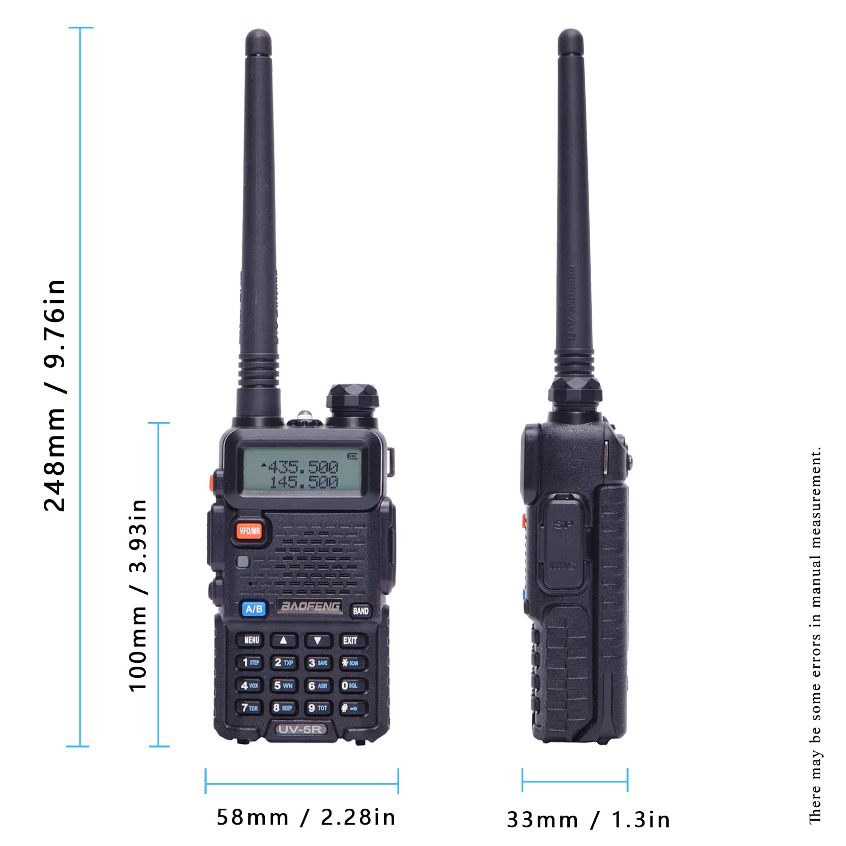 Foto 6 | Ham Radio Baofeng Uv-5r 8w Portátil De Largo Alcance De Doble Banda - Venta Internacional.