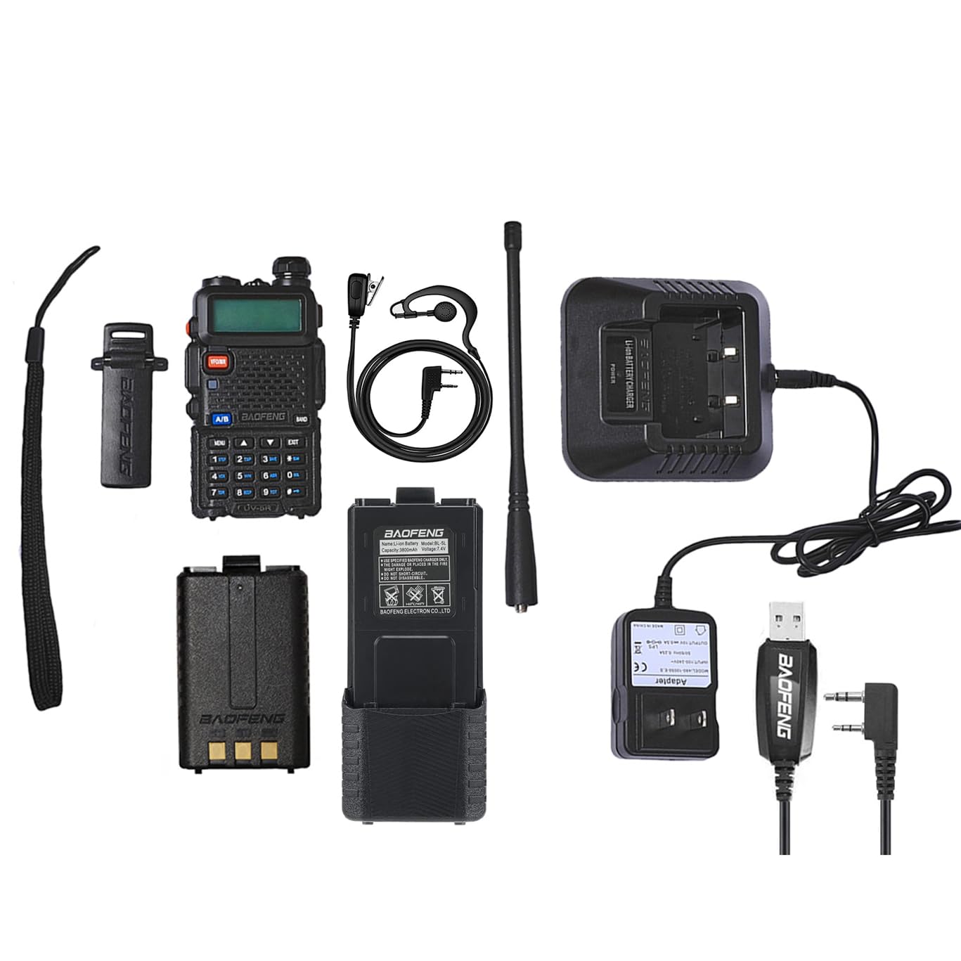 Foto 6 pulgar | Radio Bidireccional Baofeng Uv-5r 5w 3800mah De Doble Banda - Venta Internacional.
