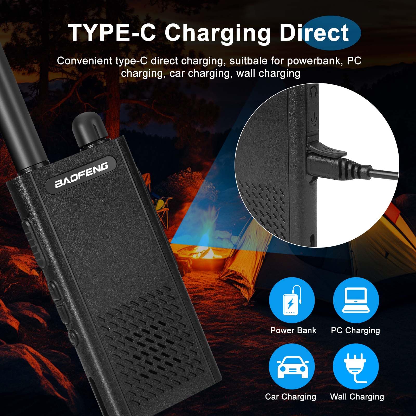 Foto 5 | Walkie Talkies Baofeng T26 De Largo Alcance  16 Canales Frs  Adultos - Venta Internacional.