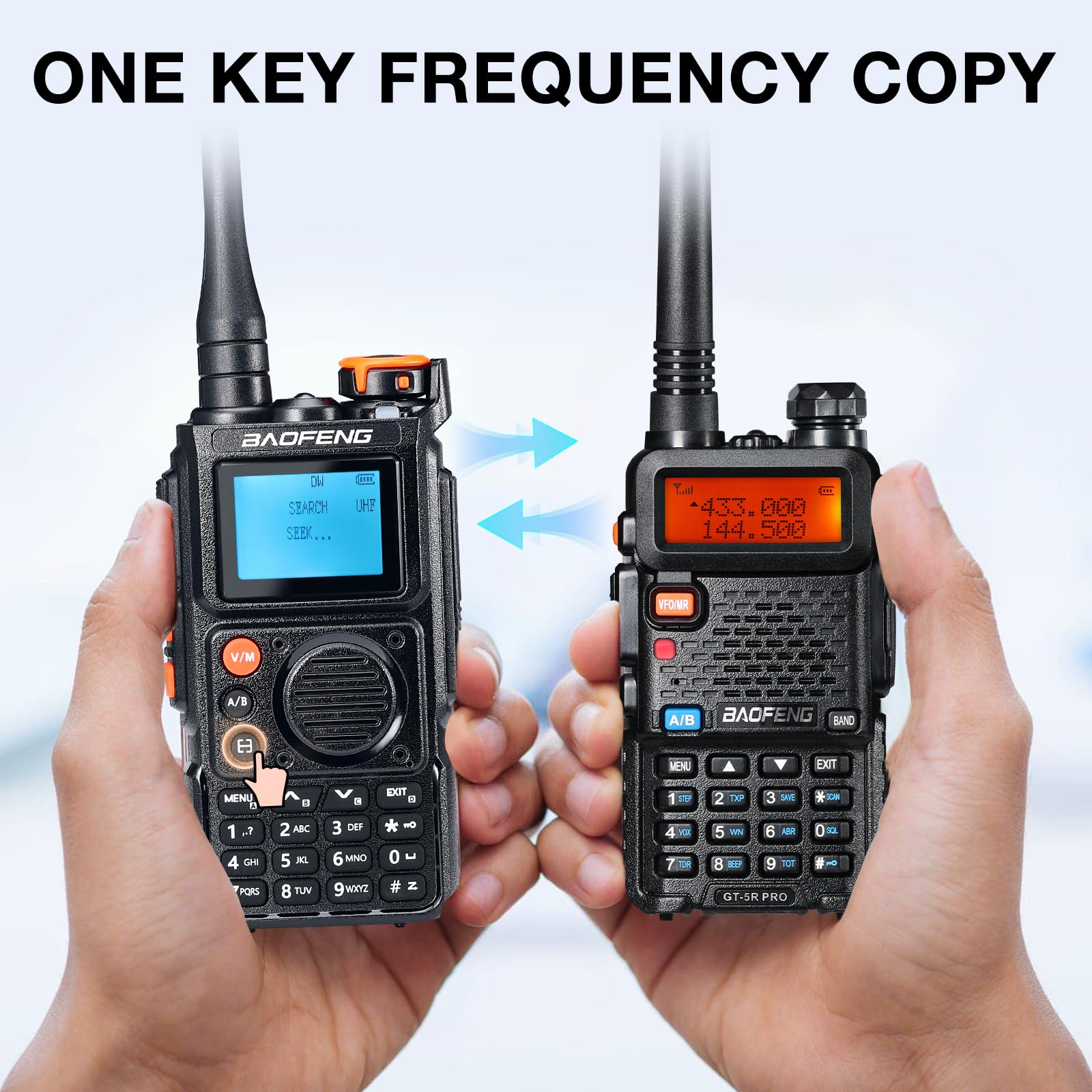 Foto 6 pulgar | Walkie-talkie Baofeng K6 De Triple Banda De 5 W Con Altavoz  Micrófono Y Cable - Venta Internacional.