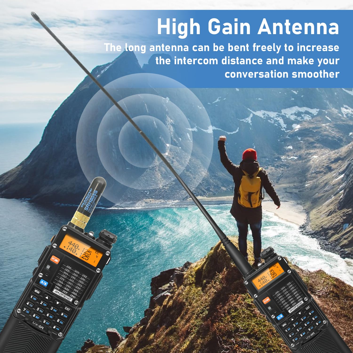 Foto 7 pulgar | Ham Radios Baofeng Uv-5r De Largo Alcance  8 W  Uhf/vhf  Paquete De 2 - Venta Internacional.