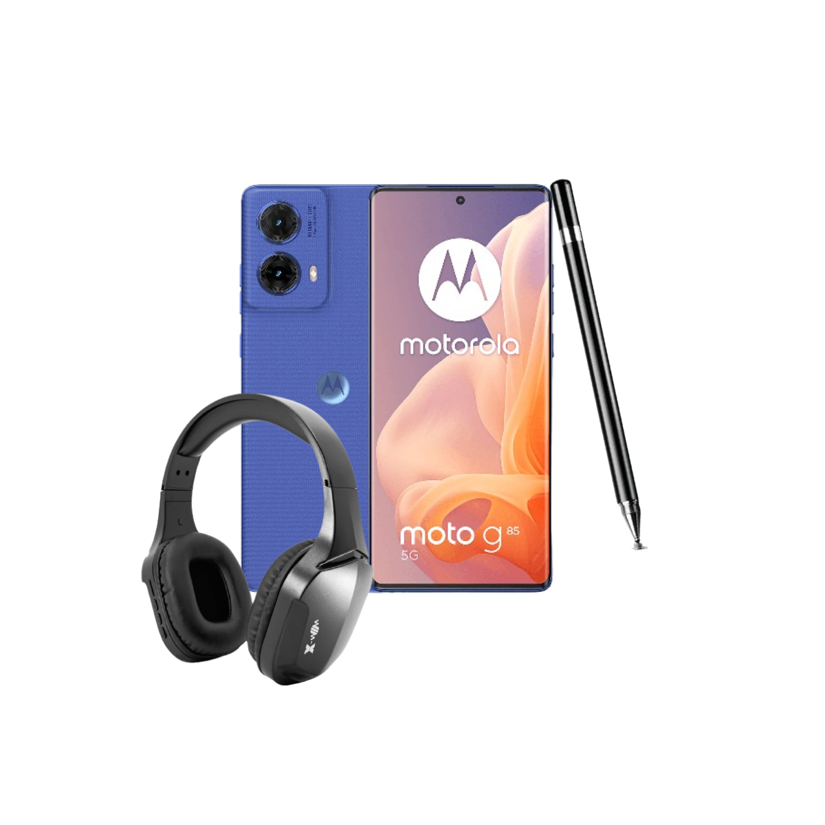 Combo Celular Motorola Moto G54 Dimensity-7020 8gb 256gb Fhd Azul + Audifonos Bluetooth Y Lápiz Táctil