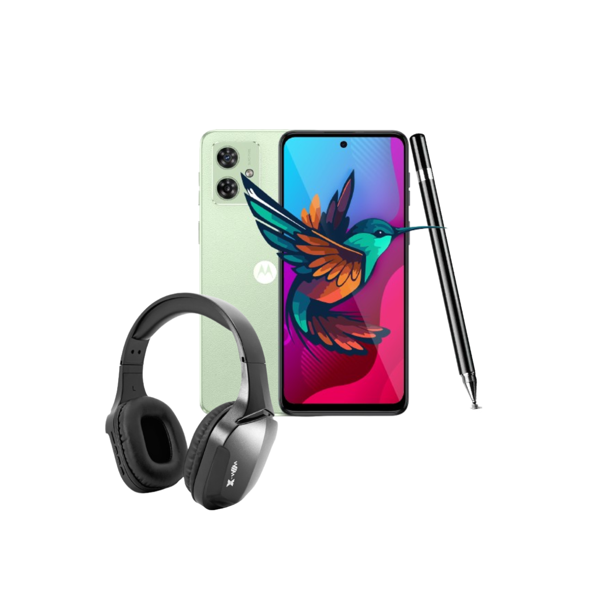 Combo Celular Motorola Moto G54 Dimensity-7020 8gb 256gb Fhd Verde  + Audifonos Bluetooth Y Lápiz Táctil