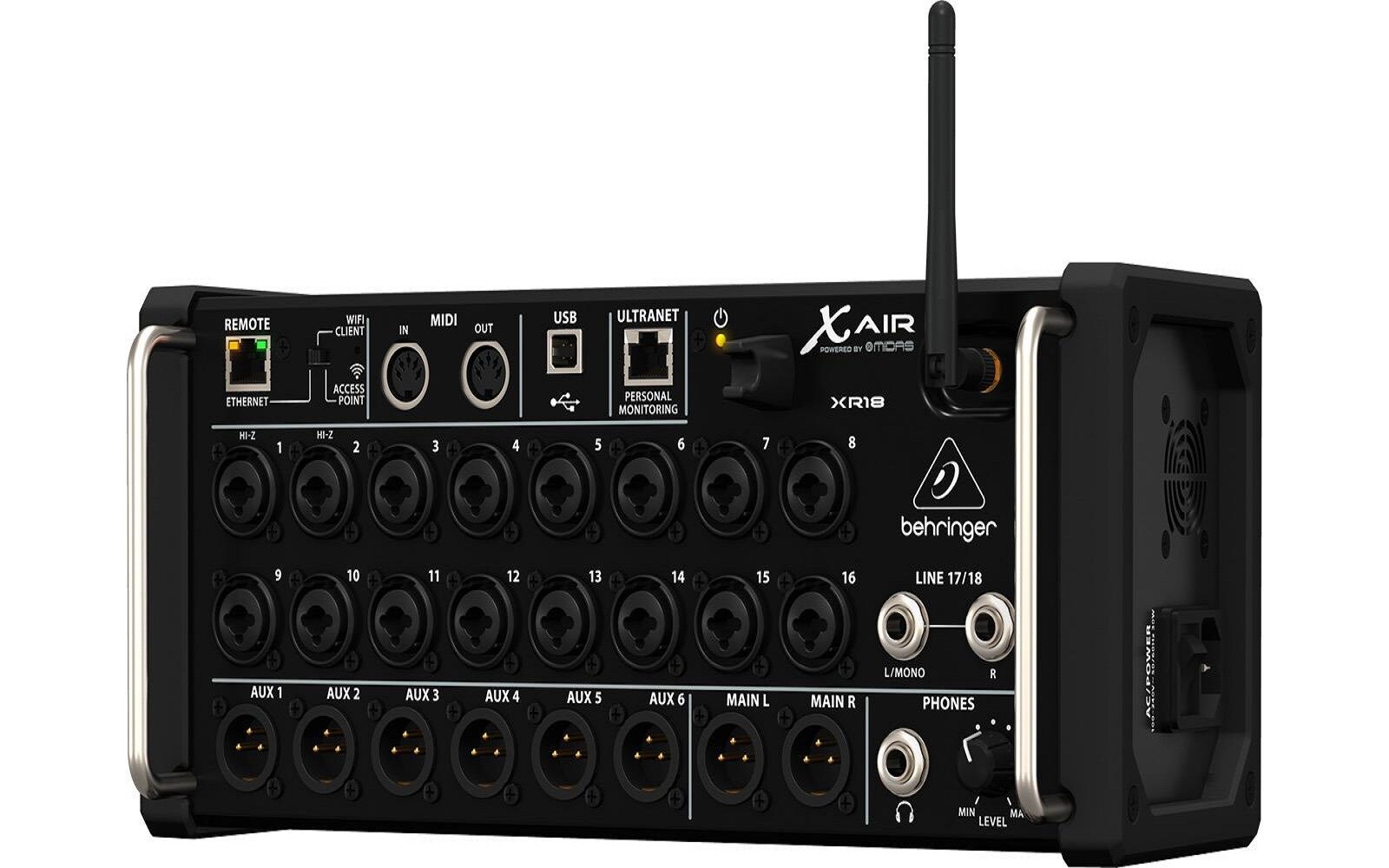 Mezcladora Digital Behringer Xr18 Negro $13,032