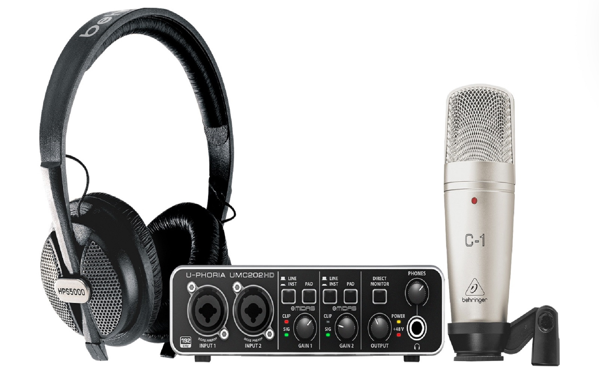 Sistema de Grabación Behringer U-phoria Studio Pro  