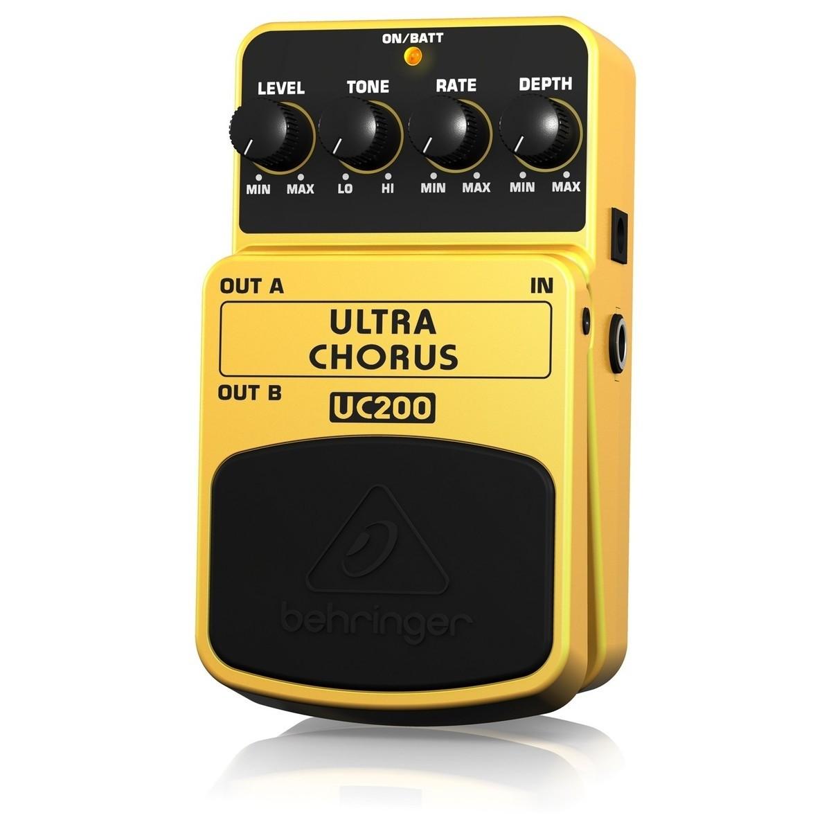 Foto 4 pulgar | Pedal Ultra Chorus Behringer Uc 200 Amarillo