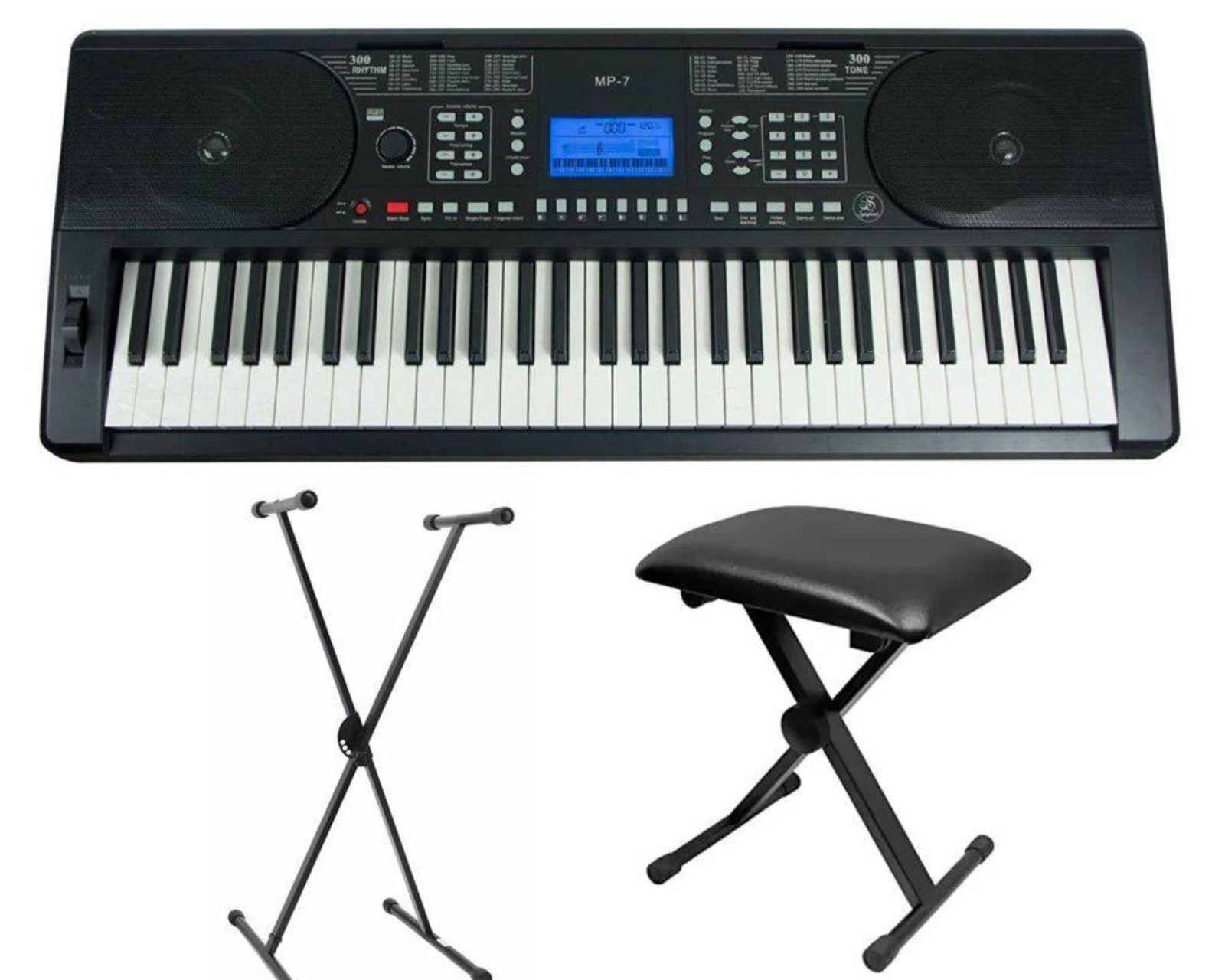Foto 2 pulgar | Teclado Symphonic Mp-7 con Soporte y Banco