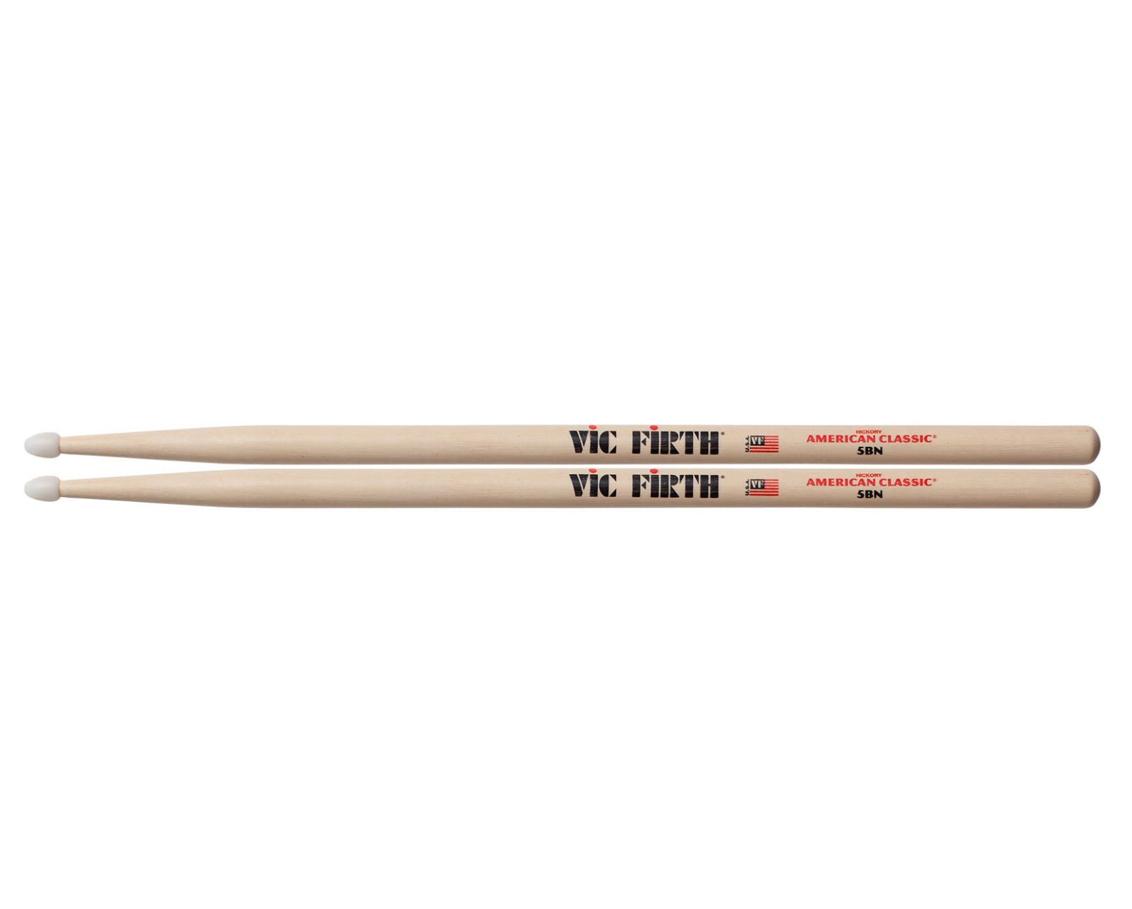 Baquetas Vic Firth Modelo 5bn con Punta de Nylon