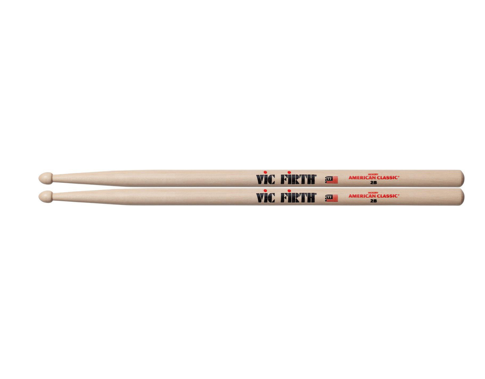 Foto 2 pulgar | Baquetas Vic Firth American Classic Modelo 2b Punta de Madera color Beige