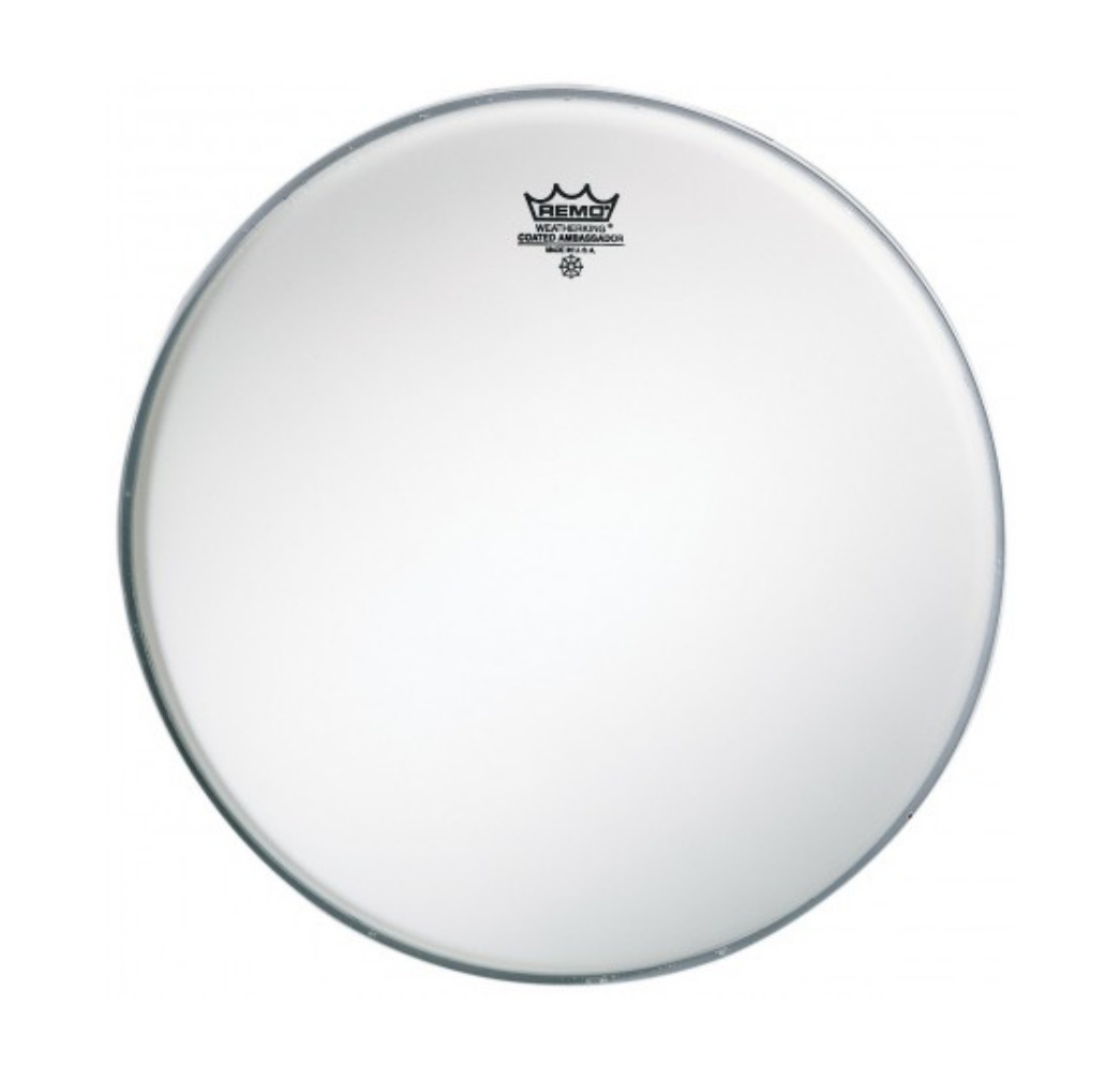 Parche Ambassador Remo Ba-0114-00 color Blanco Áspero de 14 Pulgadas