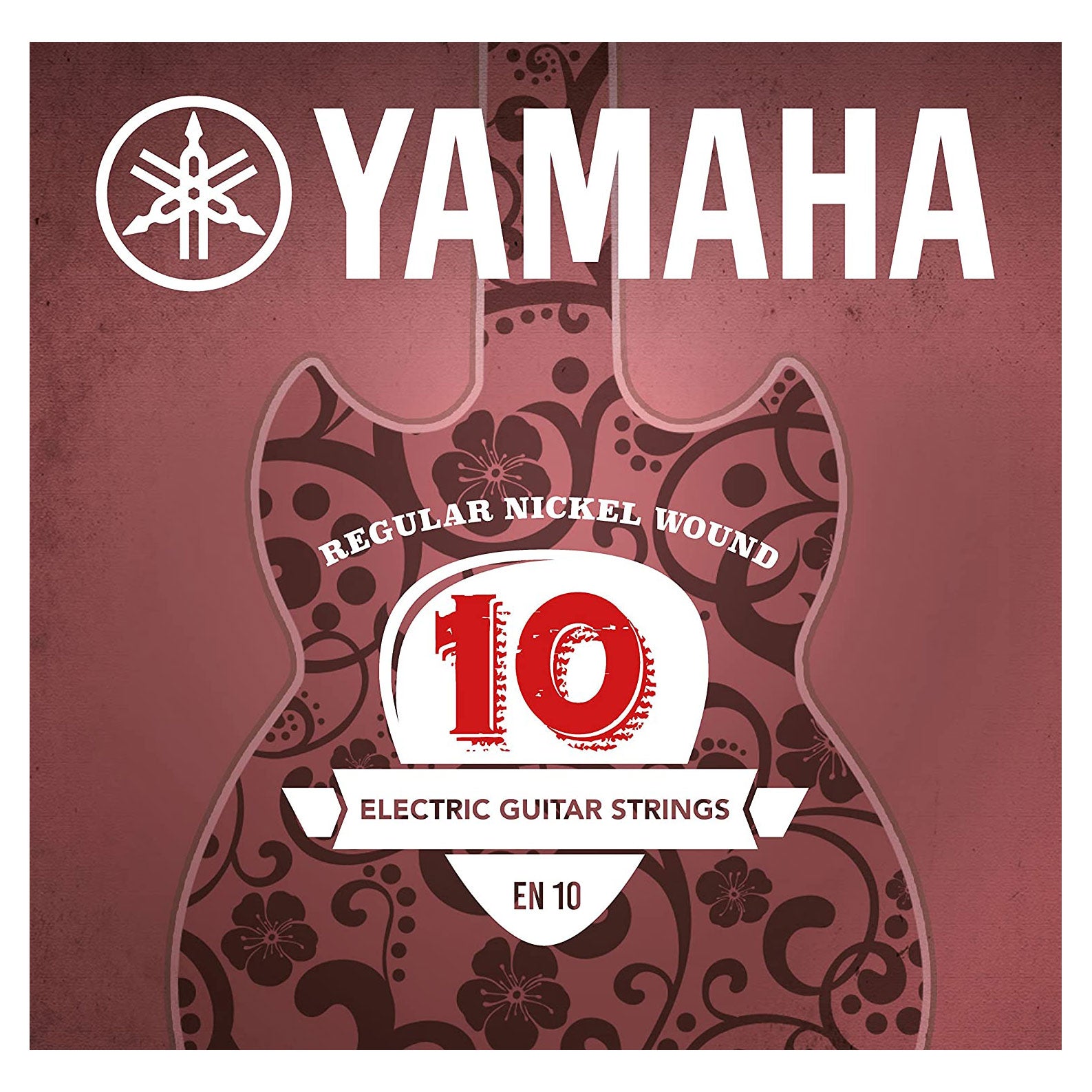 Cuerdas para Guitarra Eléctrica Yamaha En-10 color Vino