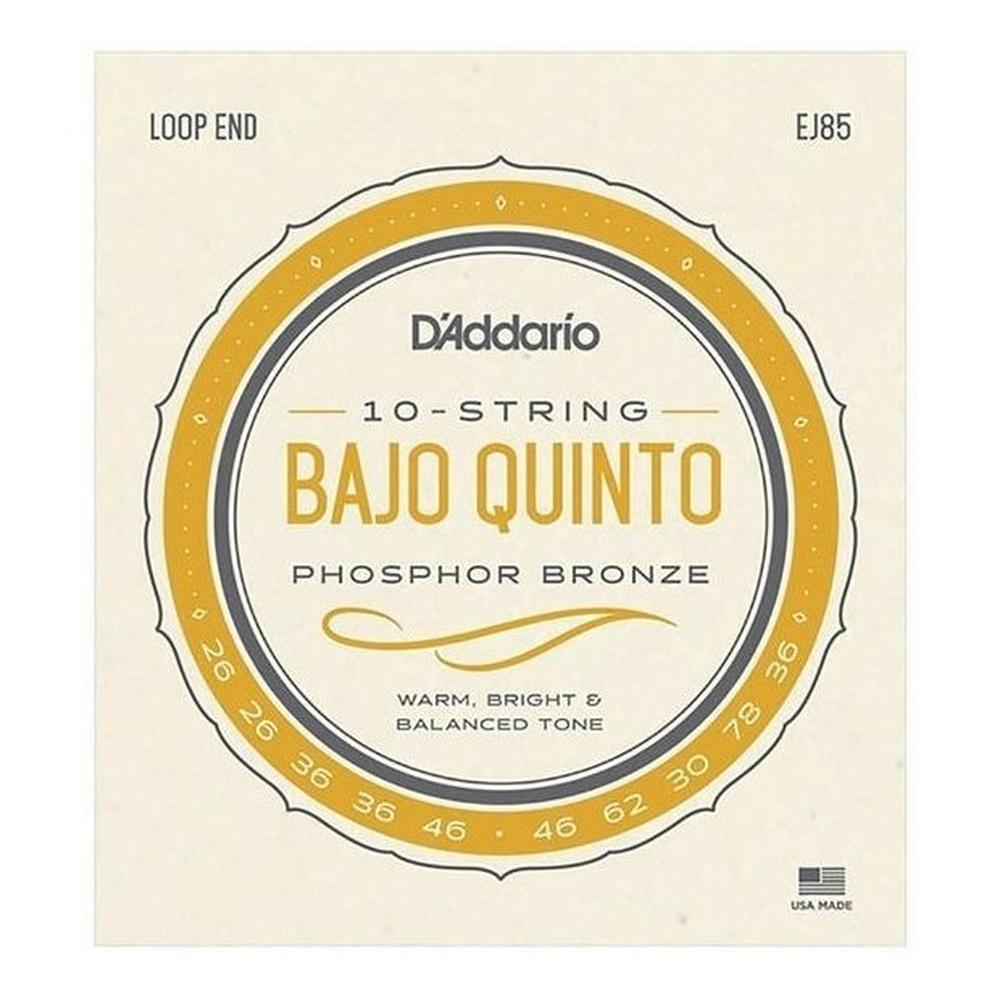 Foto 2 pulgar | Juego de Cuerdas de Acero para Bajo Quinto Daddario Ejs85