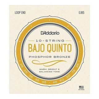 Foto 1 | Juego de Cuerdas de Acero para Bajo Quinto Daddario Ejs85